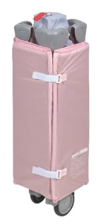 Cuna de viaje BabyWorld rosa