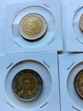 10 Monete 2 Euro Italia Ricorrenze Anniversari