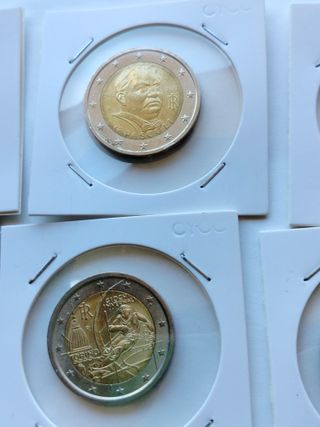 10 Monete 2 Euro Italia Ricorrenze Anniversari
