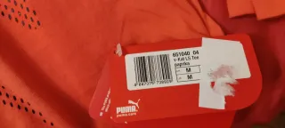 Camisa Puma Naranja Manga Larga