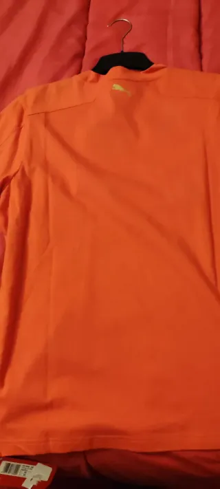 Camisa Puma Naranja Manga Larga