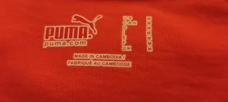 Camisa Puma Naranja Manga Larga