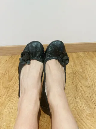 Bailarinas Xti Piel Negra Talla 40