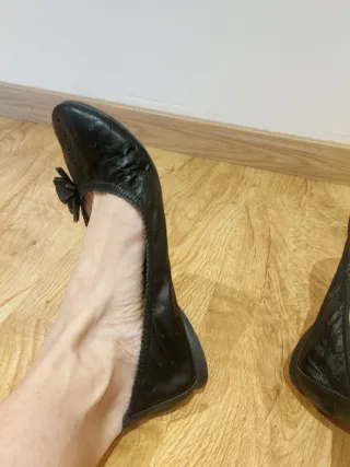 Bailarinas Xti Piel Negra Talla 40