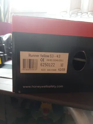 Zapatos Honeywell Neg y amll Zapatos seguridad