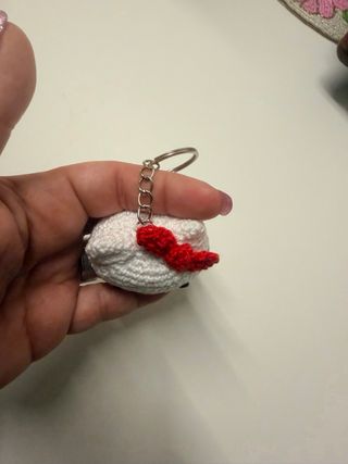 Portachiavi Hello Kitty uncinetto fatto a mano