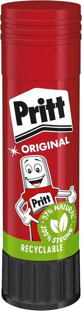 Pritt Barra Adhesiva, pegamento infantil 2+1 pack