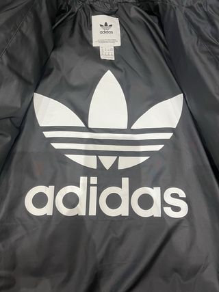 Giubbotto Adidas Nero con Strisce Bianche