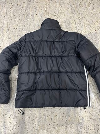 Giubbotto Adidas Nero con Strisce Bianche