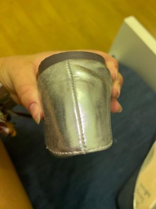 Bailarinas plateadas punta