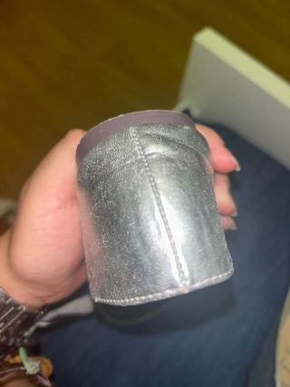 Bailarinas plateadas punta