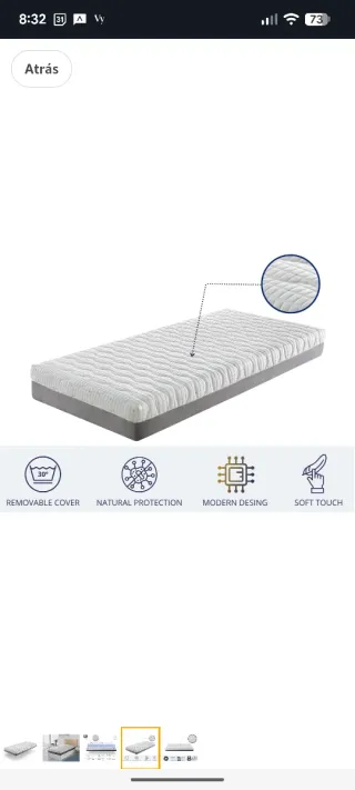 Colchón DORMISSIMO Medical Articulado 90x200