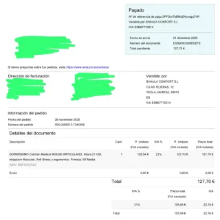 Colchón DORMISSIMO Medical Articulado 90x200