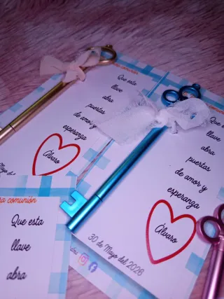 Bolígrafos Comunión regalo