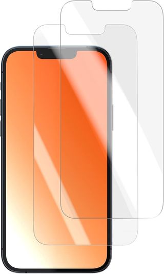 Amazon Basics - 2 Protectores Cristal Templado Iphone 13 / 13PRO