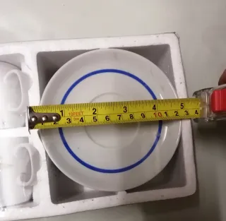 Set 6 Tazzine Caffè Porcellana