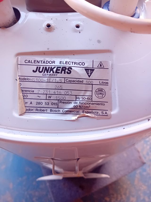 CALENTADOR JUNKERS 100 LITROS 70 EUROS, CARTAGENA