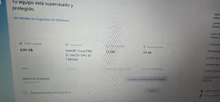 Portátil Dell Negro/Plateado