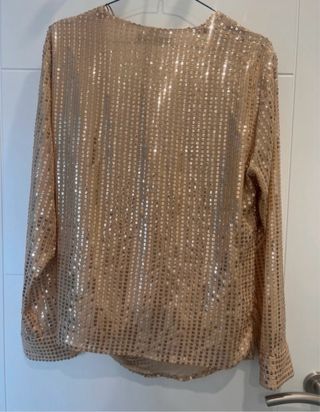 Blusa Zara lentejuelas