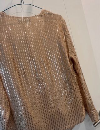 Blusa Zara lentejuelas