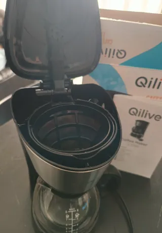 Cafetera Qilive Filtro 0,75L poquísimo uso