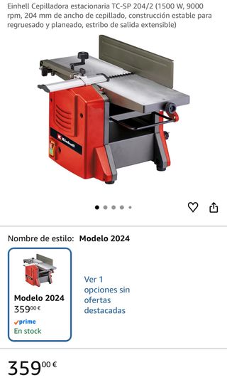 Einhell Cepilladora estacionaria TC-SP 204/2