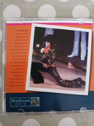 CD Elvis Presley One Night Only!