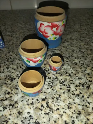 Figuras Matrioska de Madera