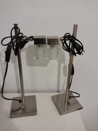 Juego de 2 lámparas de mesa modernas