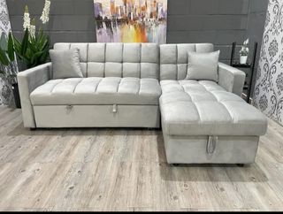 OFERTA!!SOFA CAMA CHAISE LONGUE Y ARCON + ENVIO