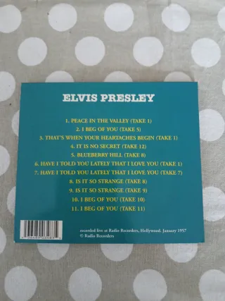 CD Elvis Presley 1957 Stereo