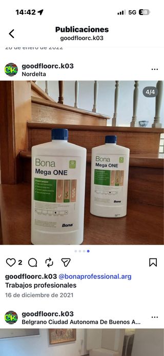 Acuchillado y barnizado de suelos de madera