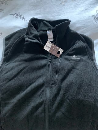 Chaleco polar Quechua XL negro