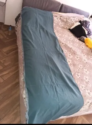 Mantovana tessuto teal sartoriale