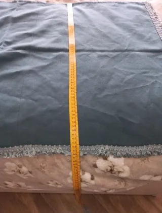 Mantovana tessuto teal sartoriale