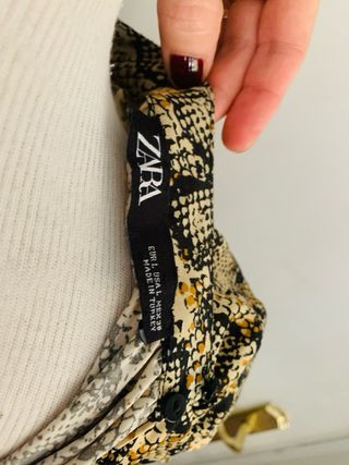 Maxi dress Zara print serpiente T/L