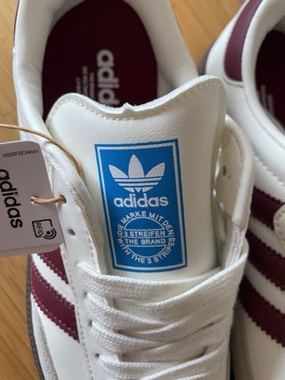 Adidas Samba OG Blancas/Burdeos Nuevas. Negociable