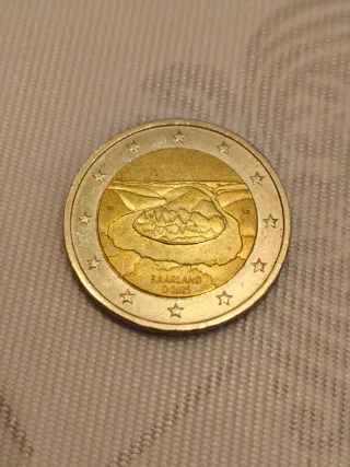 Moneda 2 Euros Saarland D 2025