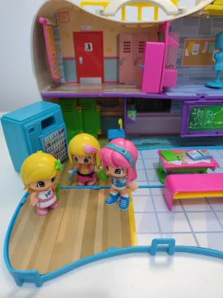 Pin y Pon Escuela con 3 Muñecas y Accesorios