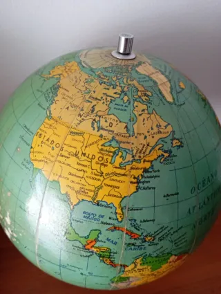 GLOBO TERRAQUEO ANTIGUO