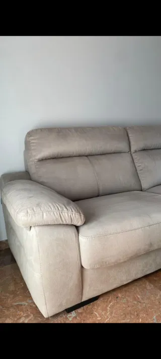 Sofá de 3 plazas beige