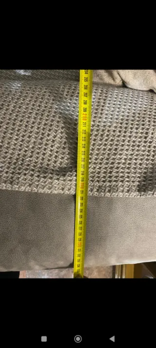 Sofá de 3 plazas beige