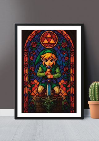 Cuadro Póster A3 Link The Legend of Zelda