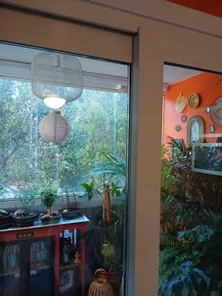 Puerta corredera de cristal 213 altura x 190