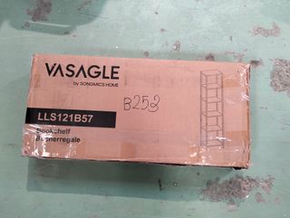 Estantería 6 Niveles LED Negro 178 cm VASAGLE LLS121B57