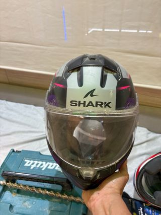 Lote 3 Cascos Moto HJC Shark