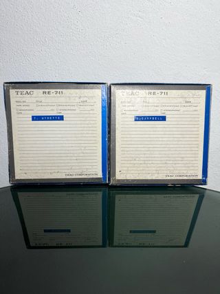 2 Bobinas TEAC RE-711 Metal