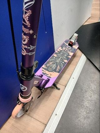 Patinete Scooter Niños Oxelo MID5 Morado con freno en