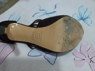 Sandalias Lodi Piel Serpiente Tacon Alto