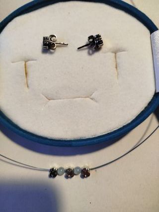 Conjunto Tous: Pendientes y Gargantilla